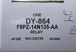 Nos Oem 1998 1999 Ford F150 F250 F350 460 Fuel Pump Relay DY-864 F8PZ-14N135-AA. Fixed Price $15.45.