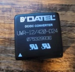 Lot Of 10 Datel UWR-12/420-D24 Dc-dc Module. Fixed Price $200.00.