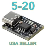 Usb Type Lithium Battery Charger Module Charging & Protection Board 3.7V 4.2V. Fixed Price $5.65.
