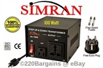 Simran 110-220 Up Down Voltage Transformer 100 To 5000 Watt Power Converter. Fixed Price $99.95.