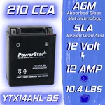YTX14AHL-BS YB14L-A2 High Performance Rechargeable Power Sports Atv Battery. Fixed Price $49.98.