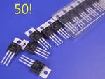 50 Semiconductor LM7805 Linear Voltage Regulators 5V 2.2A High-end Device. Fixed Price $23.50.