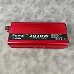 Foval F-2000A 2000W Inverter 12V Dc To 110V Ac 850W Cont Dual Outlet Usb Tested. Fixed Price $76.94.