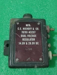 Ce Niehoff 76761-N3207 Dual Voltage Regulator 14 & 28 Vdc. Fixed Price $282.63.
