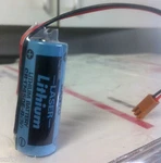Brand New Sanyo CR17450E-R 3V Lithium Battery, With Wire Leads Connector. Fixed Price $14.99.