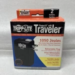 Tripp Lite Traveler 2 Outlets 1050 Joules Direct Plug-in Surge Suppressor. Fixed Price $7.16.