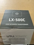 Umi Power LX-500C Step Up/down 110V To 220V Transformer 500W Voltage Converter. Fixed Price $19.99.