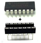 5PCS SN74HC14N Hex Schmitt-trigger Inverters + Sockets. Fixed Price $12.49.