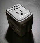 2000W 220V To 110V Converter & Travel Adapter + Usb Ports Uk/us/au/eu Plugs. Fixed Price $17.99.
