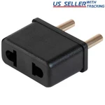 (5-PACK) Usa To Europe Power Jack Wall Plug Converter Travel Adapter. Fixed Price $6.25.