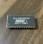 Vintage Burr-brown DAC71-CSB-I Hybrid D/a Converter 24 Pin Gold Legs. Fixed Price $49.99.