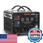Vevor Voltage Auto Converter Transformer 6000VA Heavy Duty Step Up/down Power. Fixed Price $186.63.