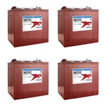 Trojan T-105 GC2 6V 225AH Deep Cycle Flooded Lead Acid Battery X4. Fixed Price $1397.50.