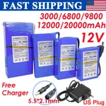 12V Dc Rechargeable Lithium-ion Battery Portable Pack W/ Charger Switch. Fixed Price $54.99.