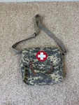 Digi Camo Crossbody Bag With Graphic Cool Storage Has Flaws. Fixed Price $16.00.