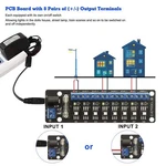 Evemodel 3V-24V Dc Individual Switch Power Distribution Module 8 Channels. Fixed Price $15.99.