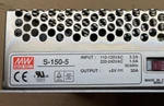 Mean Well S-150-5 Switching Power Supply 120/240, 30A Output, Used. Fixed Price $19.99.