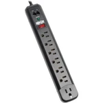 Tripp Lite TLP76RBTEL Outlet Surge Protector Black. Fixed Price $20.00.