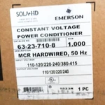 Sola Hd Constant Voltage Power Conditioner 63-23-710-8. Fixed Price $2000.00.