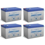 Power Sonic Sla Battery Replacement 12V 12AH Ea. 4 Pack. Fixed Price $135.85.