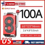 Daly Smart Bms 8S 24V 100A LIFEPO4 Battery With Balance +bluetooth Module Usa. Fixed Price $68.89.