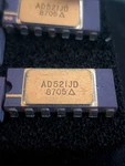Lot Of 9X Analog Devices AD521JD (marked AD52IJD) CERDIP/CDIP-14 Inst Amp Unt. Fixed Price $145.00.