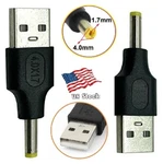 Usb Male 4.0X 1.7MM Plug 5V Dc Power Supply Adapter Connector Converter. Fixed Price $5.95.