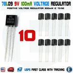 10PCS WS78L09 L78L09ACZ Positive Voltage Regulator 9V 100MA 0.1A. Fixed Price $6.89.