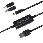 Kuncan Usb 5V To Dc Voltage Step-up Converter Cable (12 1.2 Amp Max). Fixed Price $14.12.