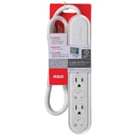 Rca PS26000SR Outlet Surge Protector W/ 3FT Cord And Switch - 450 Joules. Fixed Price $10.85.