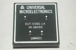Universal UM421 Out: 5VDC 1A In: 48VDC 1/2 Brick 2X2 Inch Square Pc Mount QTY-1. Fixed Price $34.00.