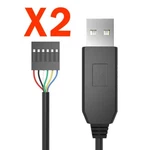 2PCS 1M Ftdi FT232RL Usb To Serial Adapter Module Ttl RS232 Cable 6PIN. Fixed Price $13.39.