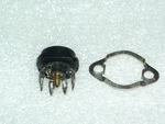 One 7 Pin Socket For Tube EF95 6F32 6AK5/ 6J1P Pentode Nos. Fixed Price $5.90.