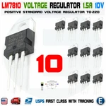10PCS LM7810 L7810CV St TO-220 Voltage Regulator 10V 1.5A Linear Positive. Fixed Price $9.18.