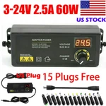60W Power Supply 3V 24V Adjustable Variable Universal Switching Ac/dc Adapter. Fixed Price $13.99.
