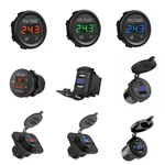 Car Atv Auto Dual Usb Charger Led Digital Voltage Amp Gauge Ammeter Voltmeter. Fixed Price $12.34.