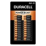 Duracell Power Boost Aa Alkaline Batteries Pack Of 40. Fixed Price $33.88.