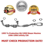 New Converters For Infinity I30 3.0L 96-98 & Nissan Maxima 95- To 06/98. Fixed Price $765.00.