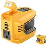 Inversor Port Til 200W Compatible 20V Con Ac, Usb Y Luz Led Emergencia, Nuevo. Fixed Price $49.68.