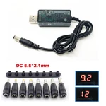 Usb 5V To Dc 9V 12V Step Up Converter Module Power Boost Adapter Cable 5.5X2.1MM. Fixed Price $11.29.