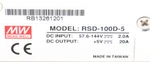 Mean Well 100W Railway Single Output Dc-dc Converter P/n: RSD-100D-5. Fixed Price $39.99.