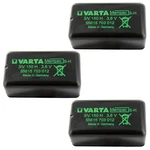 3X Varta Rechargeable Mempac Microbattery Nimh 55615-703-012. Fixed Price $41.95.
