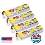 Crazepony 660MAH 1S Lipo Battery, 4PCS 3.8V Lihv Batteries 90C/180C JST-PH2.0 Co. Fixed Price $46.99.