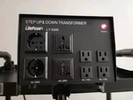 Litefuze LT-5000 Watt Heavy Duty Voltage Converter Transformer. Fixed Price $150.00.