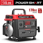 Powersmart 1200W Gas Generator, 79CC Engine, 5-HOUR Runtime, 120V Output, New. Fixed Price $149.99.