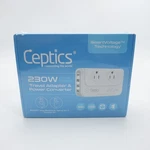 Ceptics European Travel Voltage Converter 2 Outlets + 4 Usb Converts To Usa. Fixed Price $35.95.