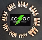 Ac/dc Wire Bare Copper Lug Ring Terminals Battery Welding Cable Awg. Fixed Price $250.00.