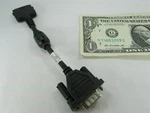 New Intermec 6" Adapter Cable Hirose To DB9M Serial With Thumbscrews 321-584-004. Fixed Price $11.99.