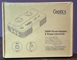 Ceptics 200W Travel Voltage Adapter & Power Converter For Hair Dryers, Charging. Fixed Price $26.99.