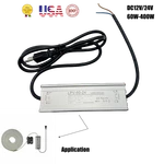 Us 60W-400W Power Supply AC110V To DC12V/24V Led Driver Transformer Adapter IP67. Fixed Price $58.50.